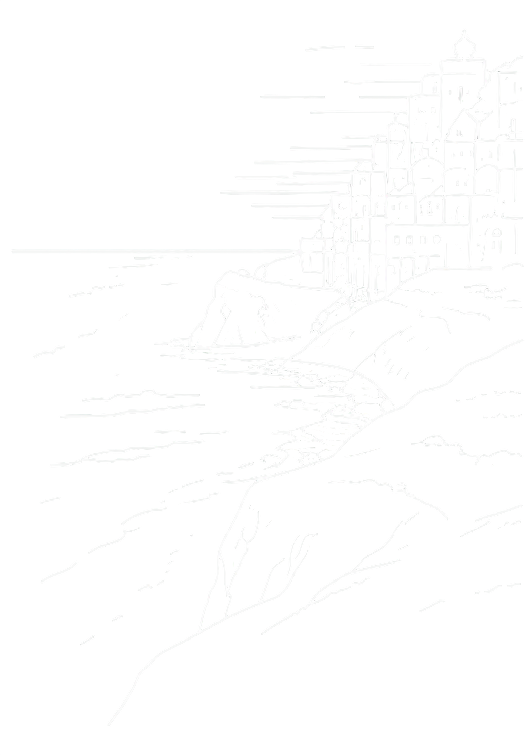 Illustration côte italienne